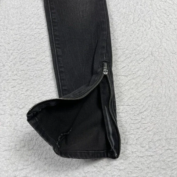 Athleta Jeans Womens 2 Sculptek Ultra Skinny Zip‎ Carbon Performance Minimal - Picture 7 of 16